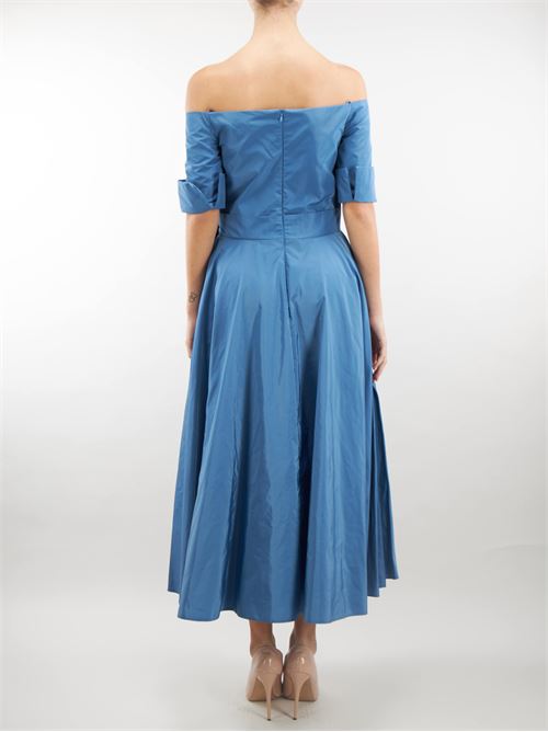 Cotton and silk blend midi dress with flower detail Atelier Legora ATELIER LEGORA | abito en | AT12660